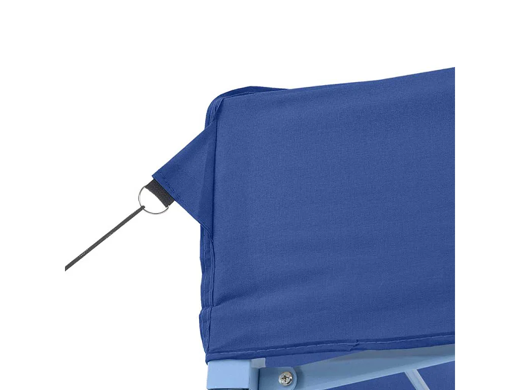 Tenda pieghevole professionale per ricevimenti 3x4 m Blu Acciaio