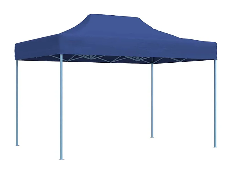 Tenda pieghevole professionale per ricevimenti 3x4 m Blu Acciaio