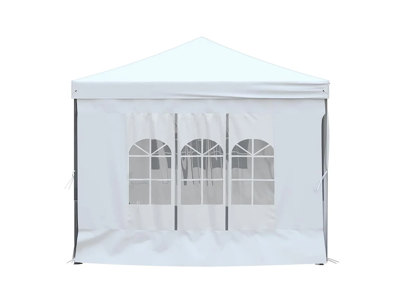 Carpa de recepción plegable con paredes Blanca 3x6 m