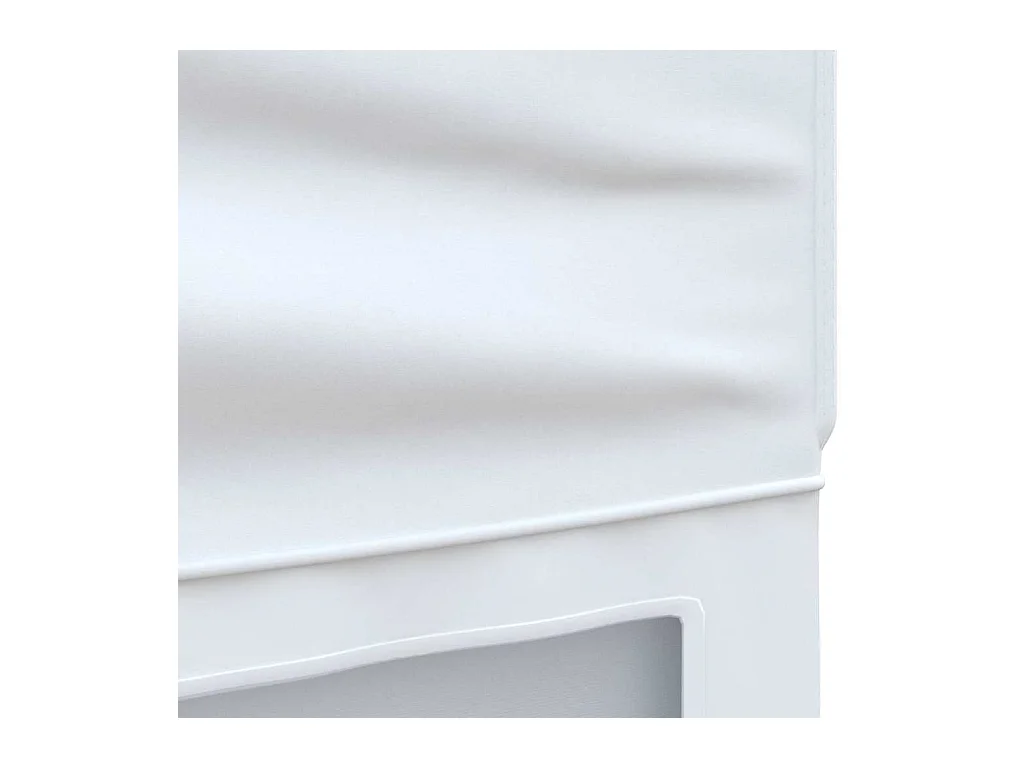 Carpa de recepción plegable con paredes Blanca 3x6 m