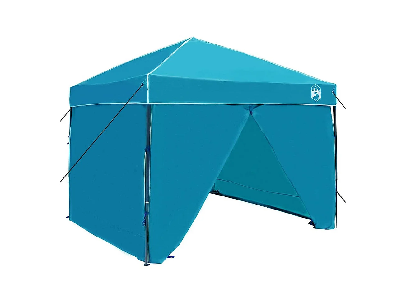 Carpa plegable de tela azul 250 x 250 cm
