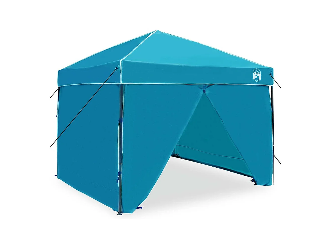 Carpa plegable de tela azul 250 x 250 cm