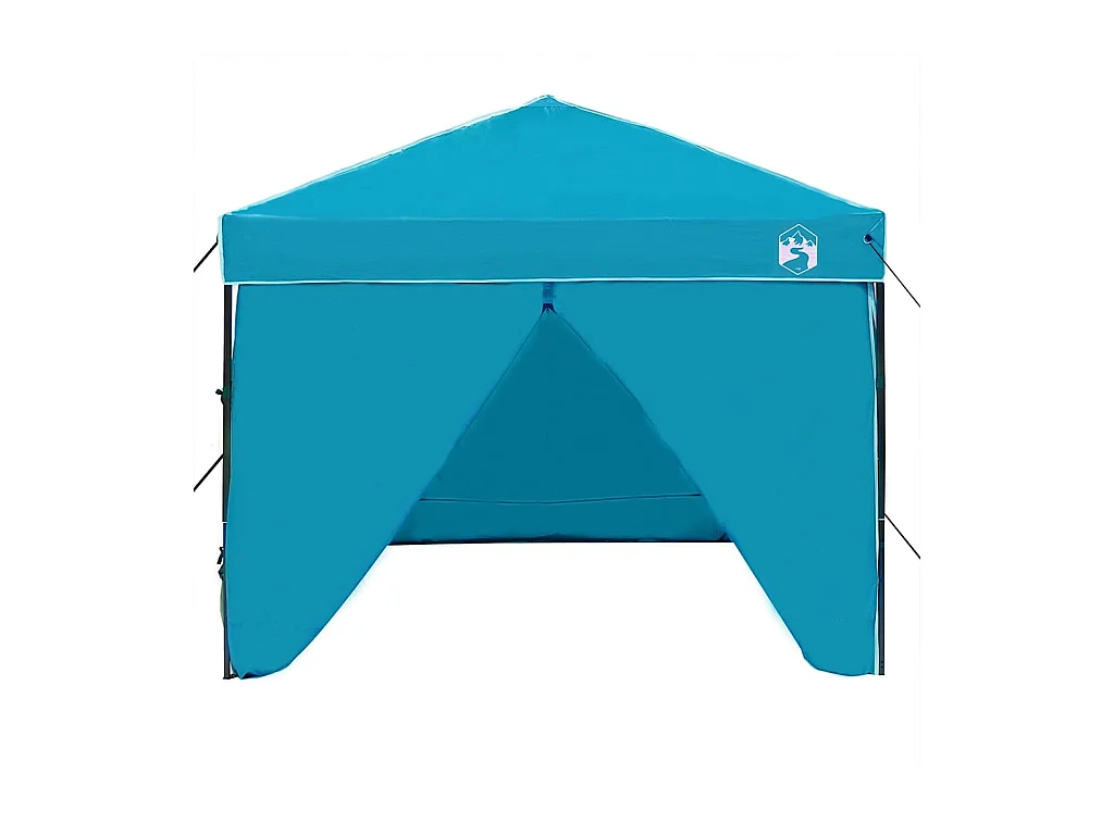 Carpa plegable de tela azul 250 x 250 cm