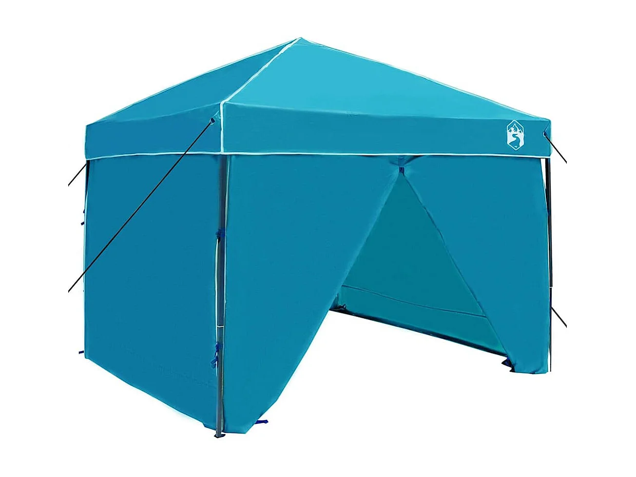 Carpa plegable de tela azul 250 x 250 cm