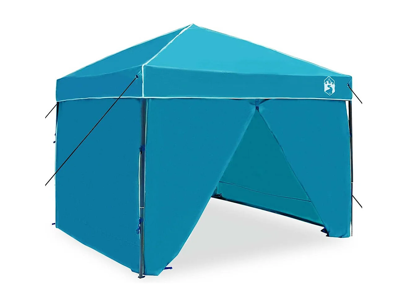 Carpa plegable de tela azul 250 x 250 cm