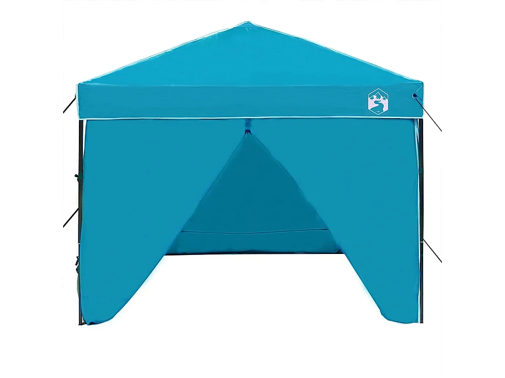 Carpa plegable de tela azul 250 x 250 cm
