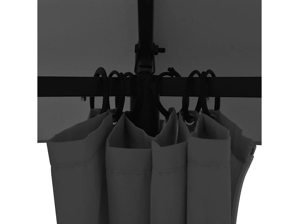 Tenda da giardino con tende Esagonale 360 x 265 cm