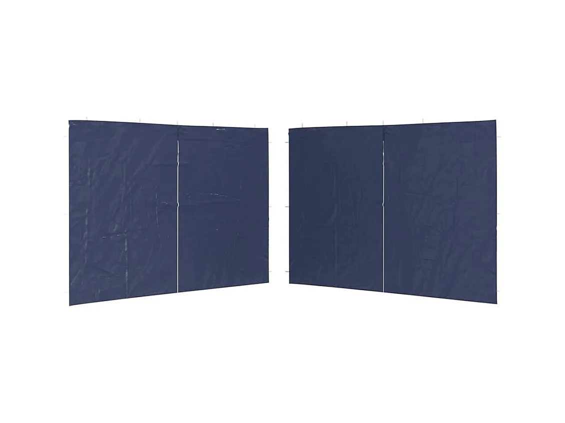 Stück Partyzeltwand mit PE-Reißverschluss Blau