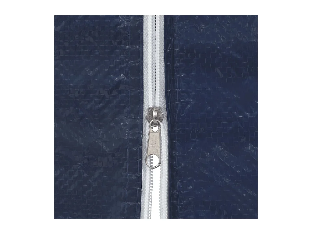 Stück Partyzeltwand mit PE-Reißverschluss Blau