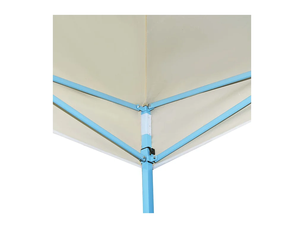 Carpa de recepción plegable emergente color crema de 3 x 9 m