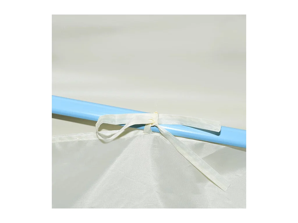 Carpa de recepción plegable emergente color crema de 3 x 9 m