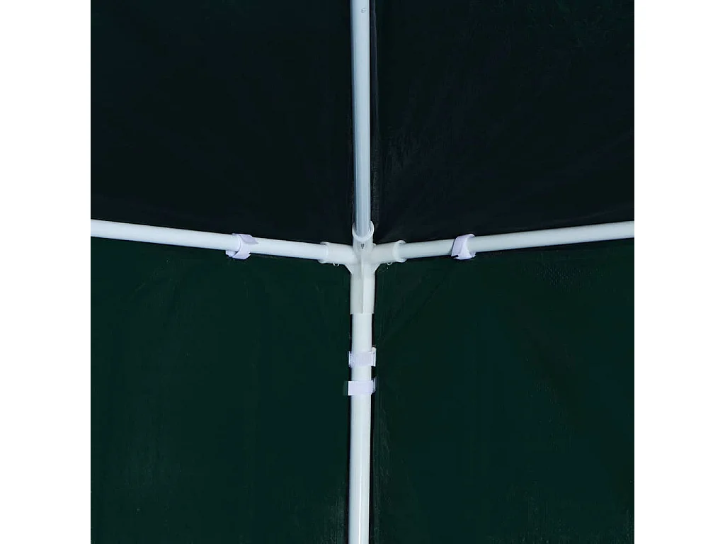 Carpa de recepción verde de 3 x 3 m