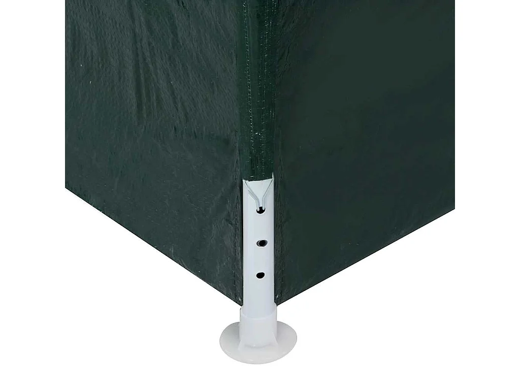 Carpa de recepción verde de 3 x 3 m