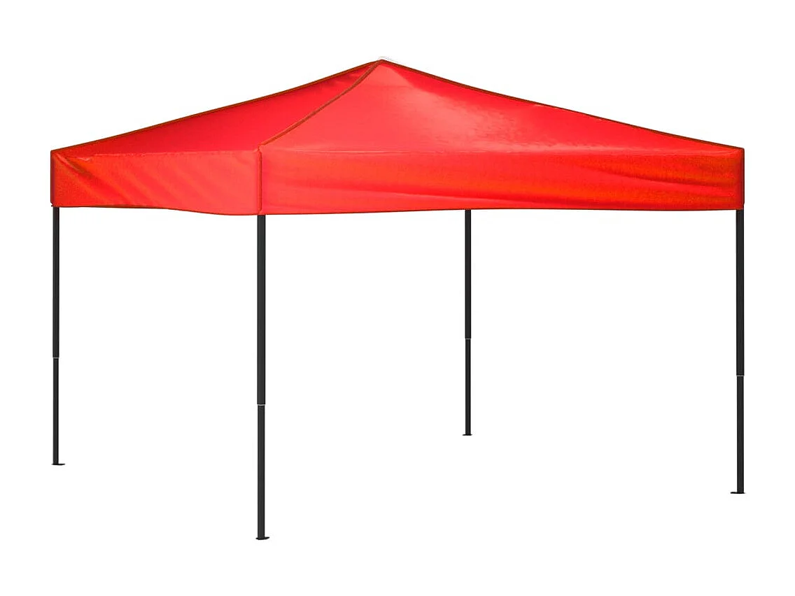 Tenda pieghevole rossa per ricevimenti 3x3 m