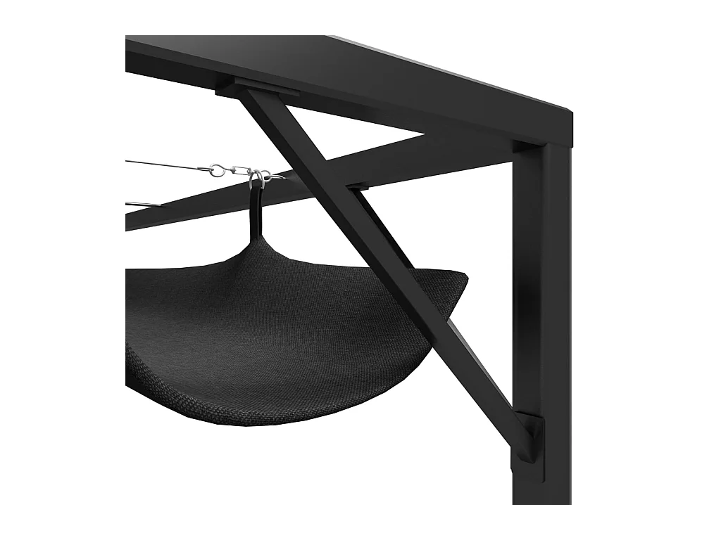 Gartenzelt mit ausfahrbarem Vordach 3x3 m Anthrazit