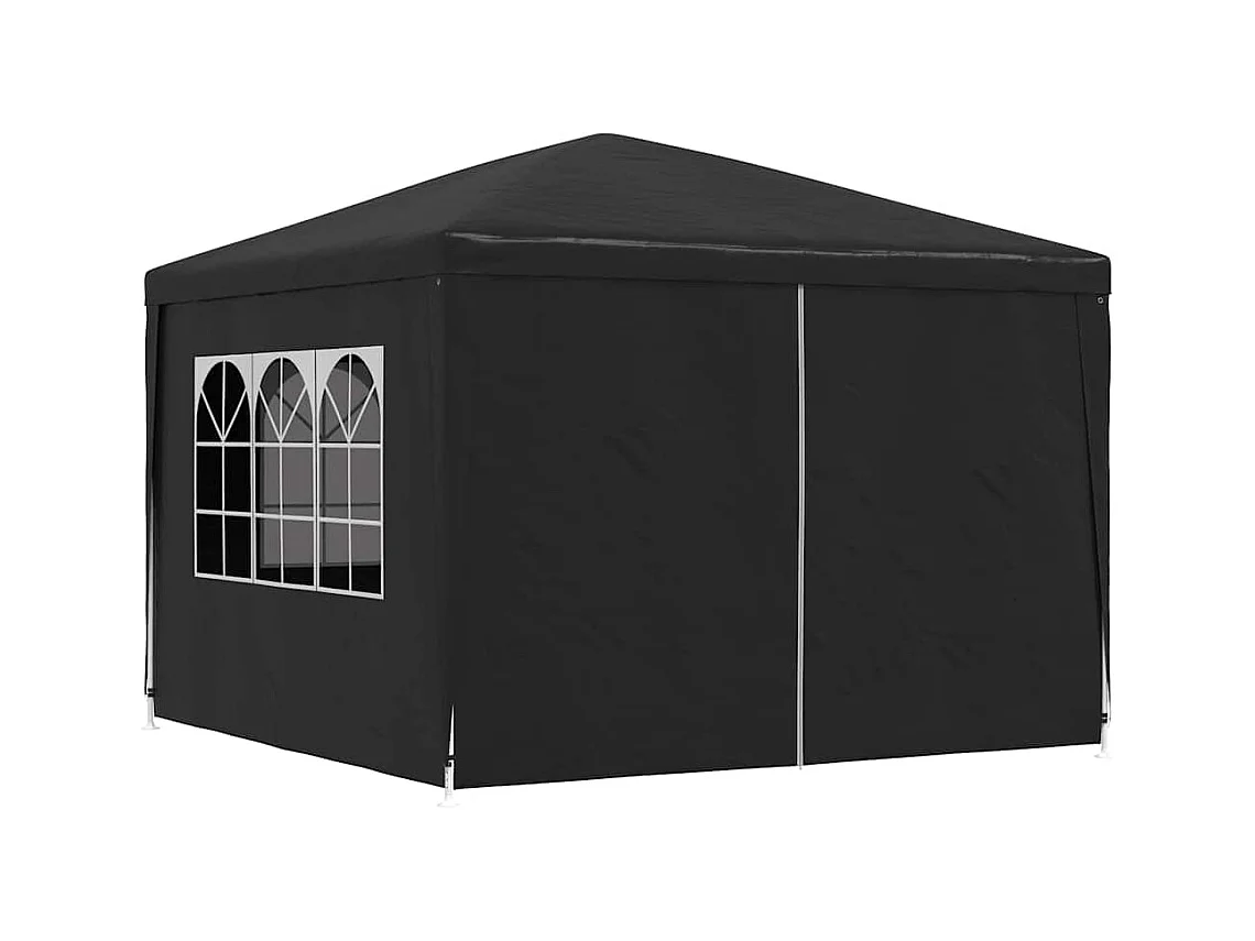 Carpa de recepción antracita de 3 x 3 m