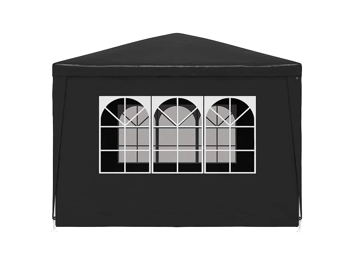 Carpa de recepción antracita de 3 x 3 m