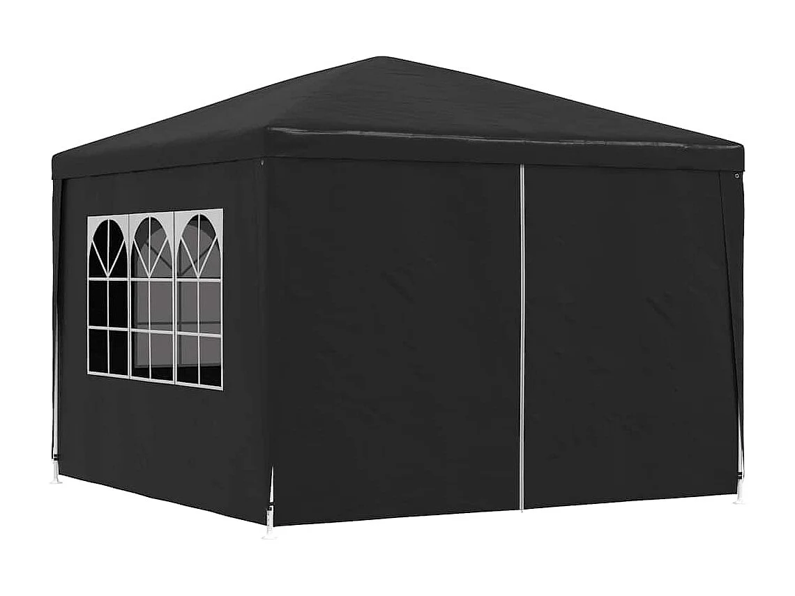 Carpa de recepción antracita de 3 x 3 m