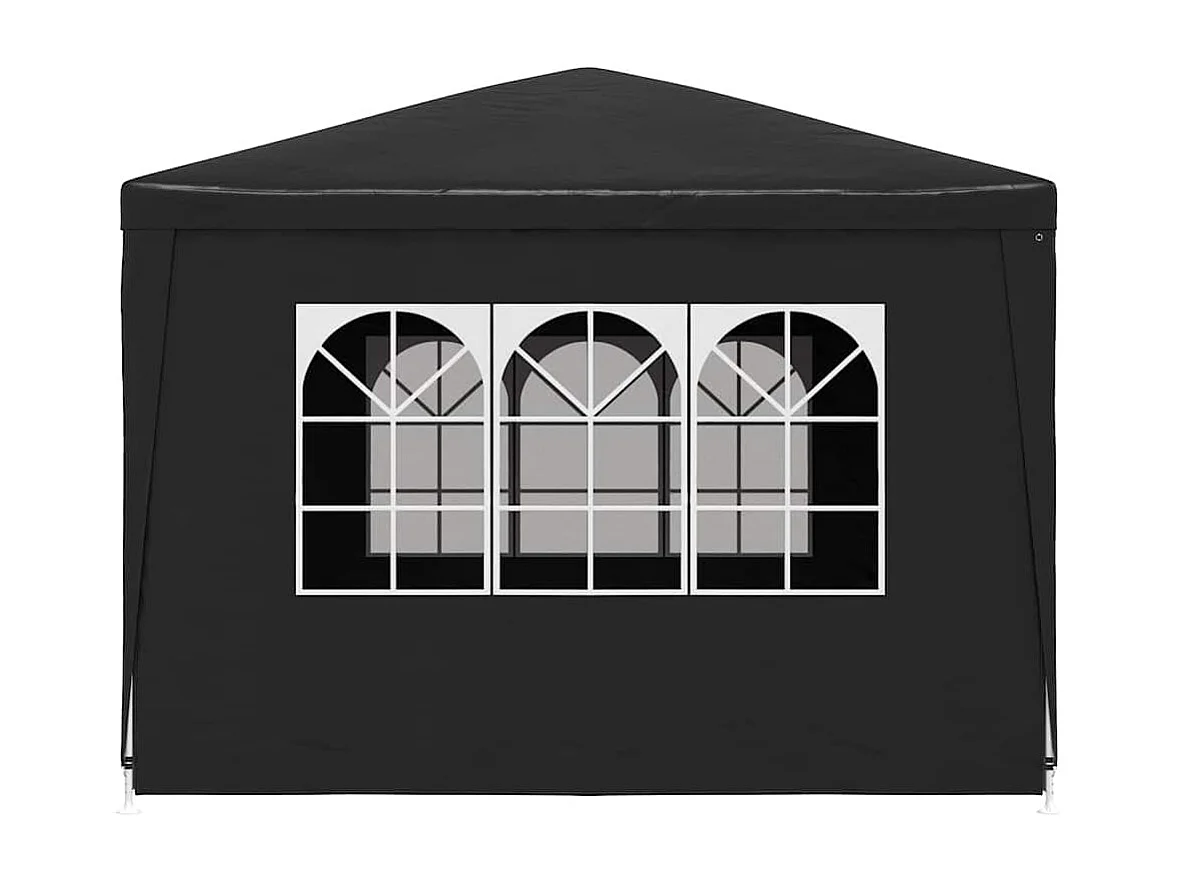 Carpa de recepción antracita de 3 x 3 m