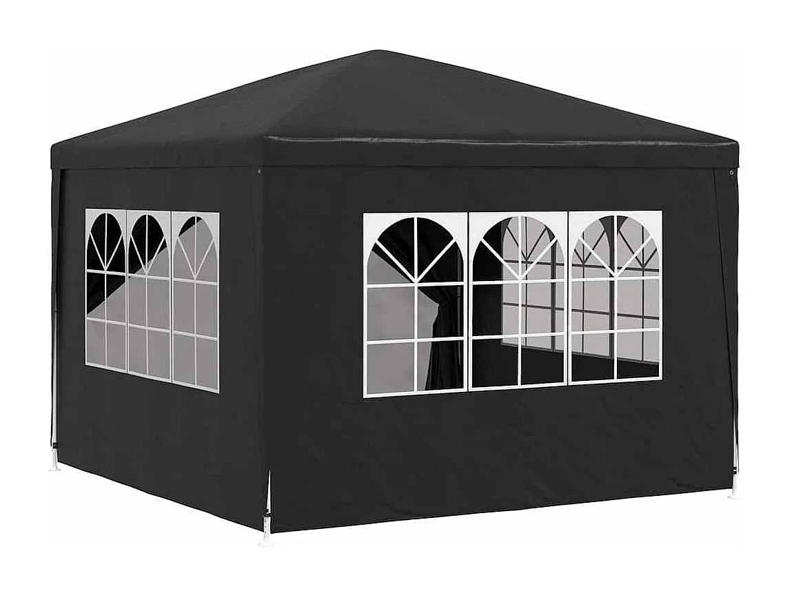 Carpa de recepción antracita de 3 x 3 m