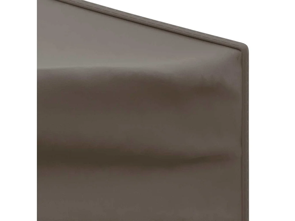 Tenda pieghevole per ricevimenti con pareti Taupe 2x2 m