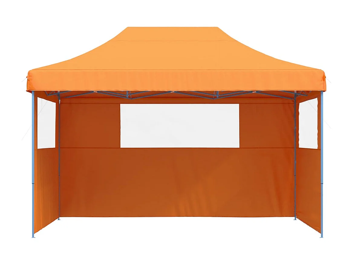Carpa plegable para fiestas con 3 paredes laterales
