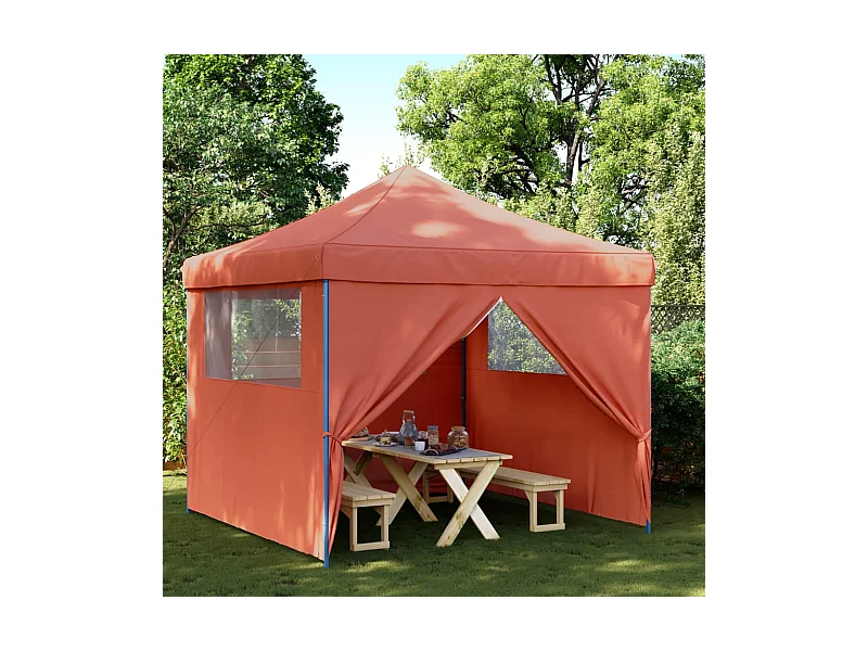 Pop-up opvouwbare ontvangsttent met 4 zijwanden