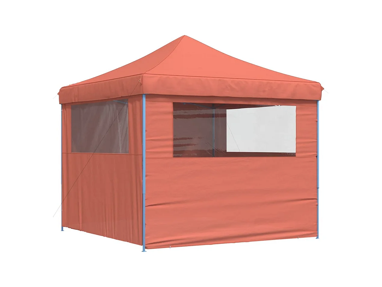 Tenda pieghevole pop-up per ricevimenti con 4 pareti laterali