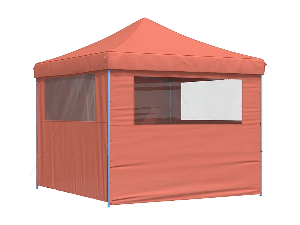 Tenda pieghevole pop-up per ricevimenti con 4 pareti laterali