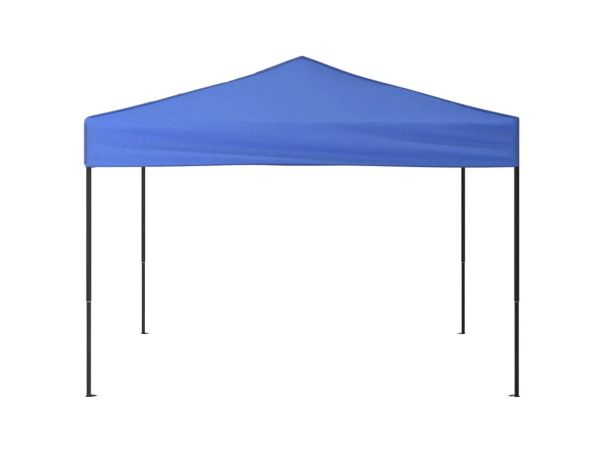 Carpa de recepción plegable azul de 3x3 m