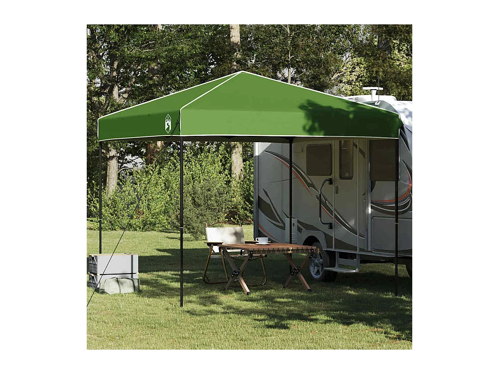 Tente à auvent pop-up Vert 250 x 250 cm tissu