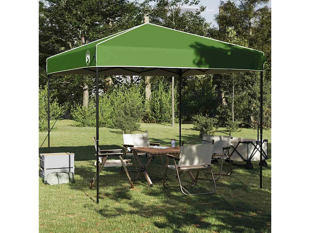 Tente à auvent pop-up Vert 250 x 250 cm tissu
