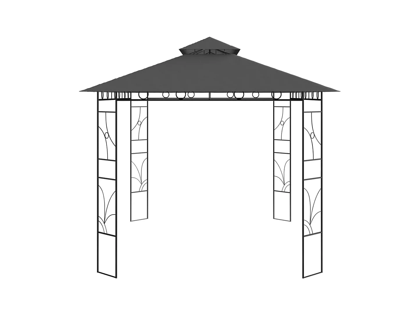 Belvedere 4x3x2,7 m Antracita 160 g/m²