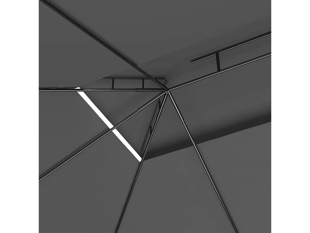 Belvedere 4x3x2,7 m Antracita 160 g/m²