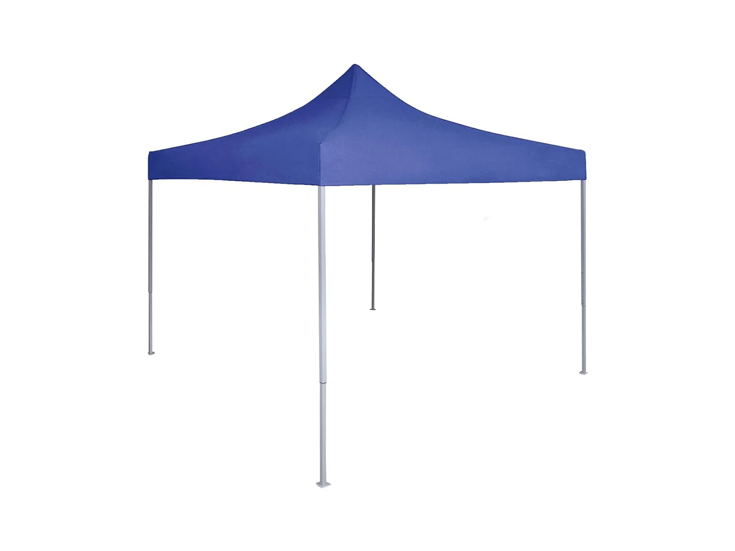 Carpa de recepción plegable 2x2 m acero azul