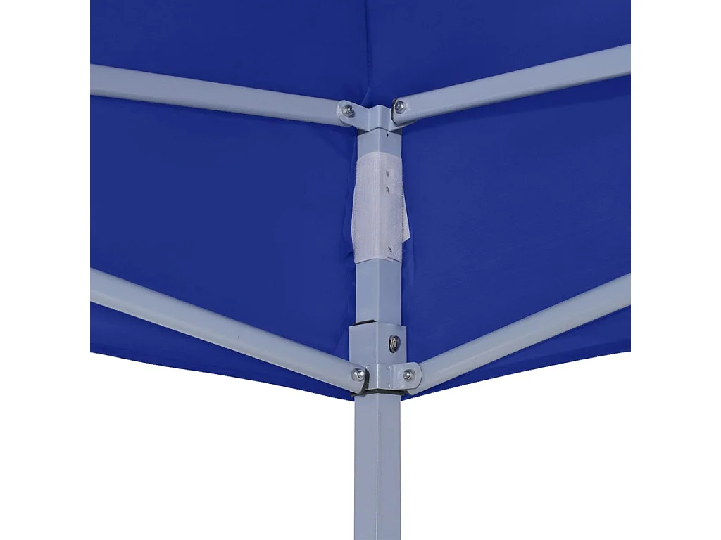 Tenda pieghevole per ricevimenti 2x2 m acciaio blu