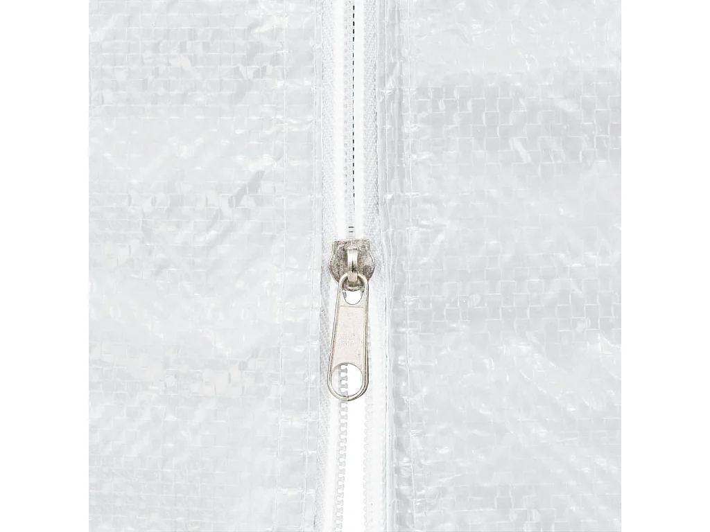 pareti per tenda da festa e cerniera in PE bianche