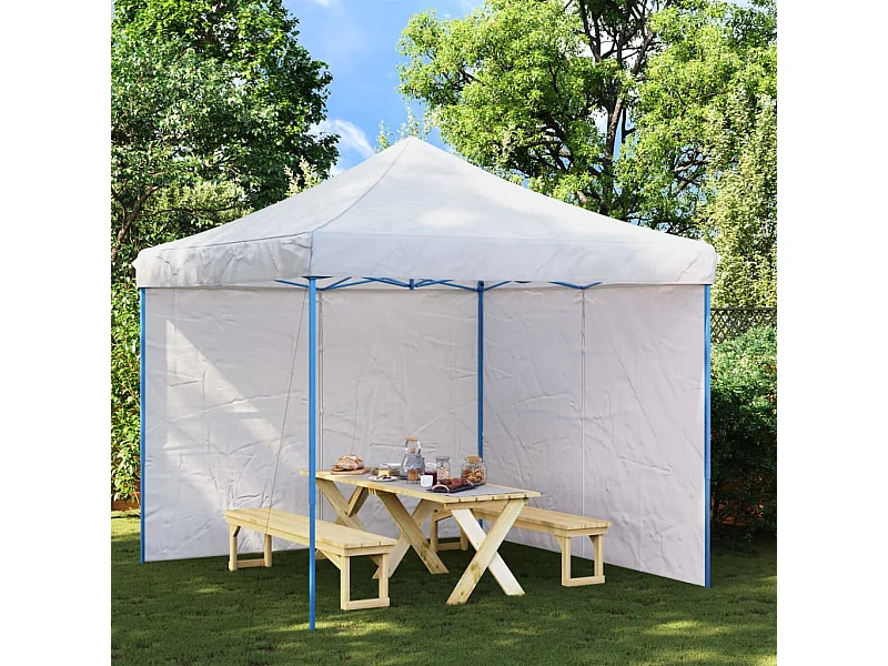 piezas de paredes para carpas de fiesta y cremallera de PE blanca