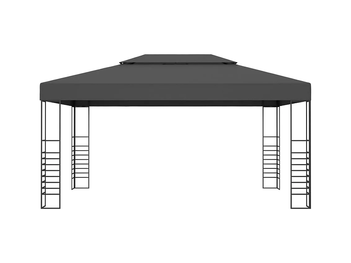 Pérgola antracita de 3x4 m