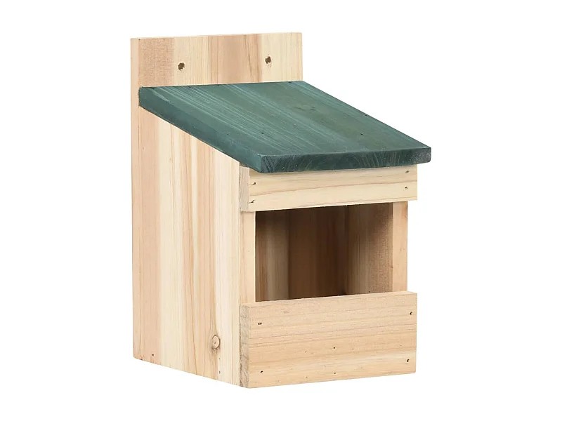 Garden Furniture -  Nichoirs 4 pcs 12x16x20 cm Bois de sapin