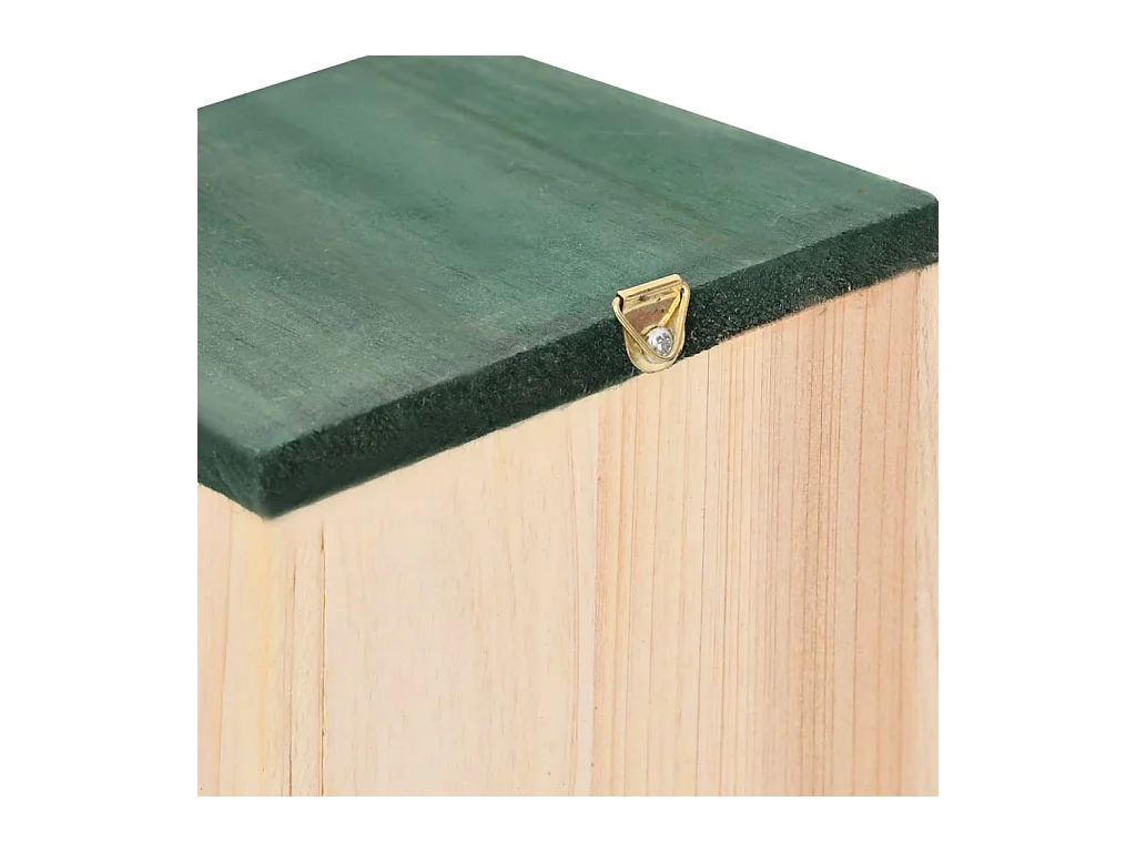 Garden Furniture -  Nichoirs 10 pcs Bois de sapin massif 12x12x22 cm