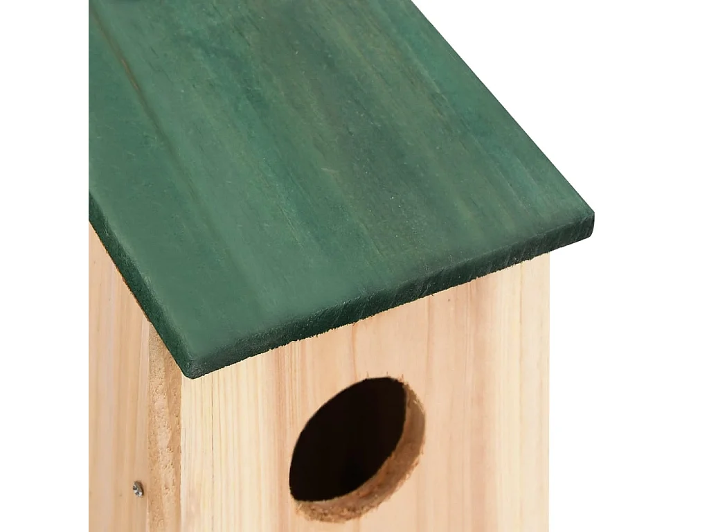 Garden Furniture -  Vogelhuisjes 10 st 12x12x22 cm massief vurenhout