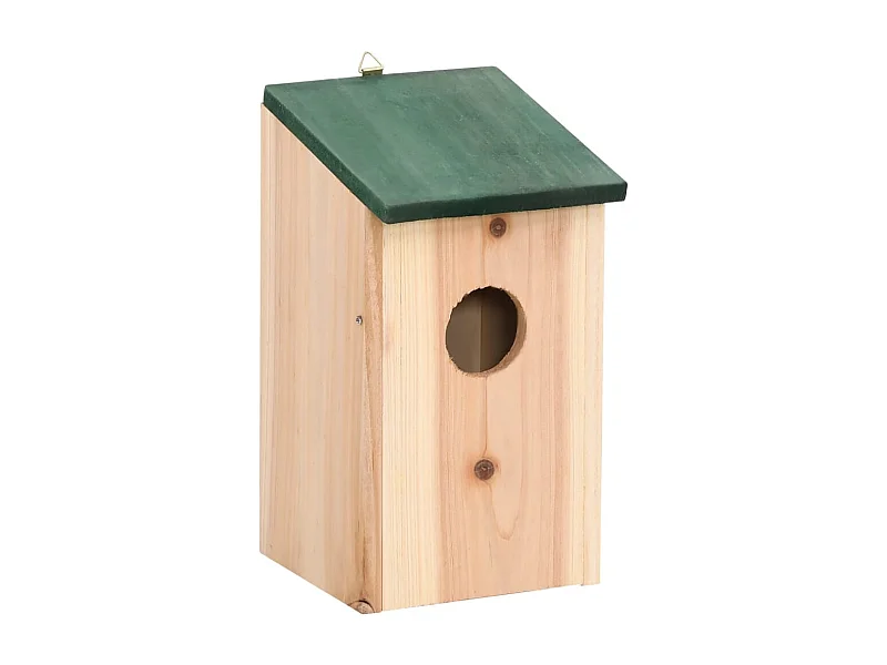 Garden Furniture -  Nichoirs 10 pcs Bois de sapin massif 12x12x22 cm