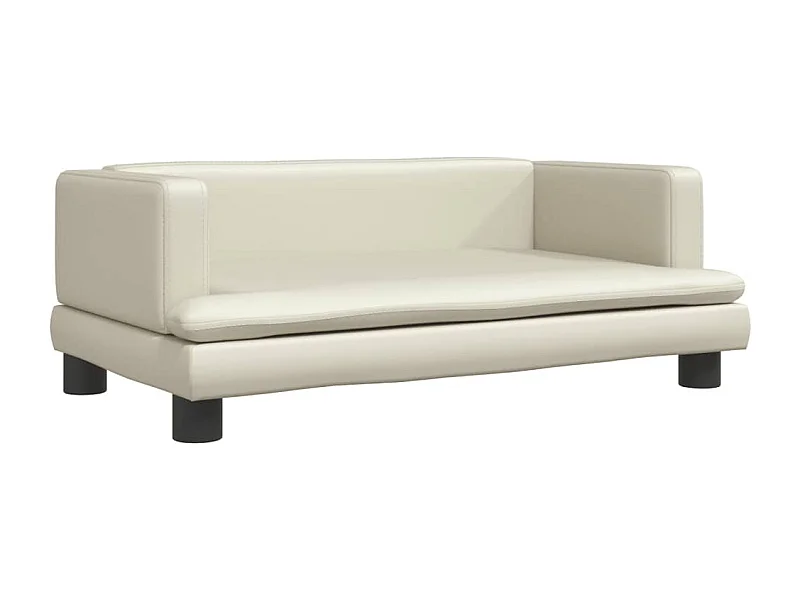 Asdee  Hondenmand 80x45x30 cm kunstleer crèmekleurig