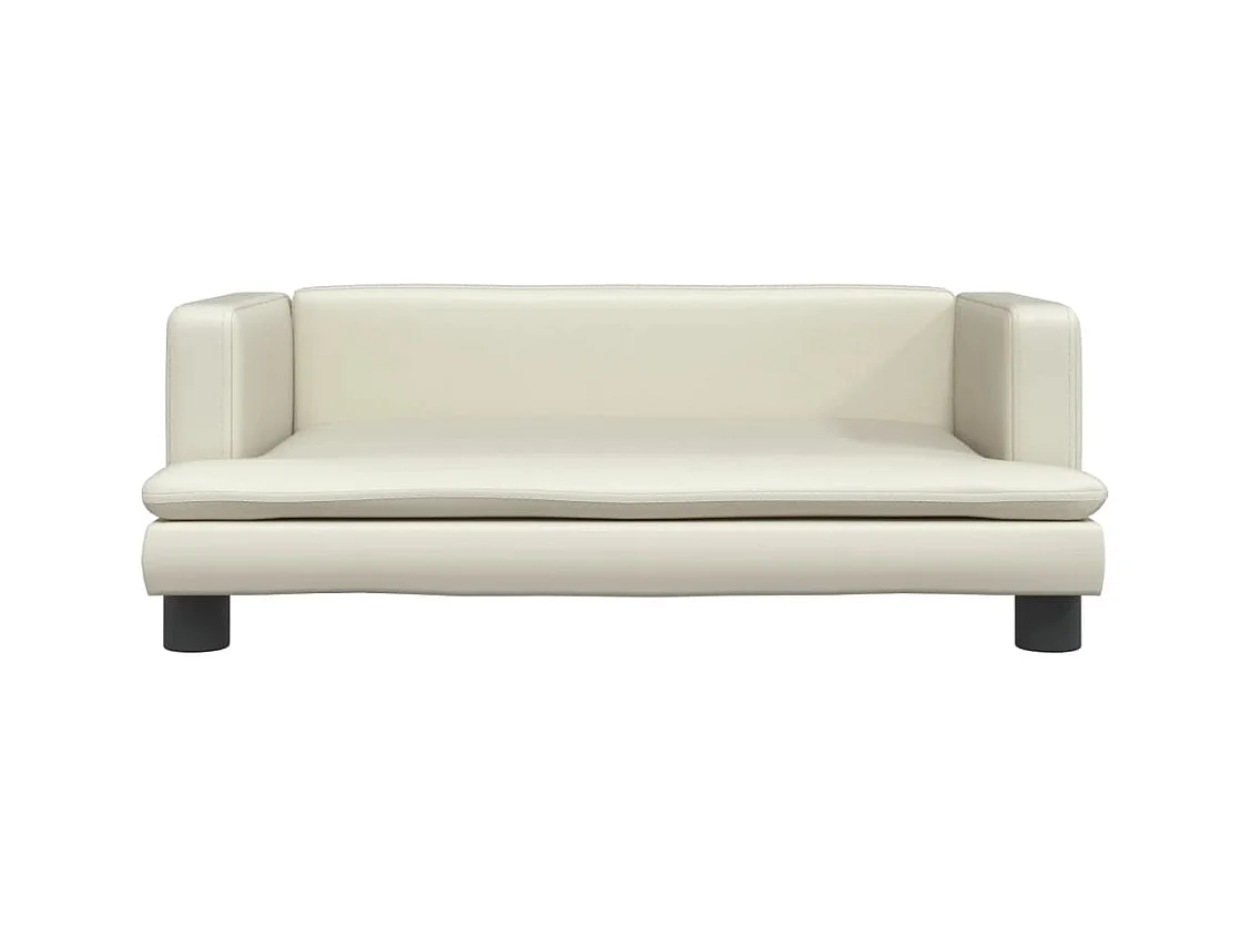 Asdee  Lit pour cen crème 80x45x30 cm similicuir