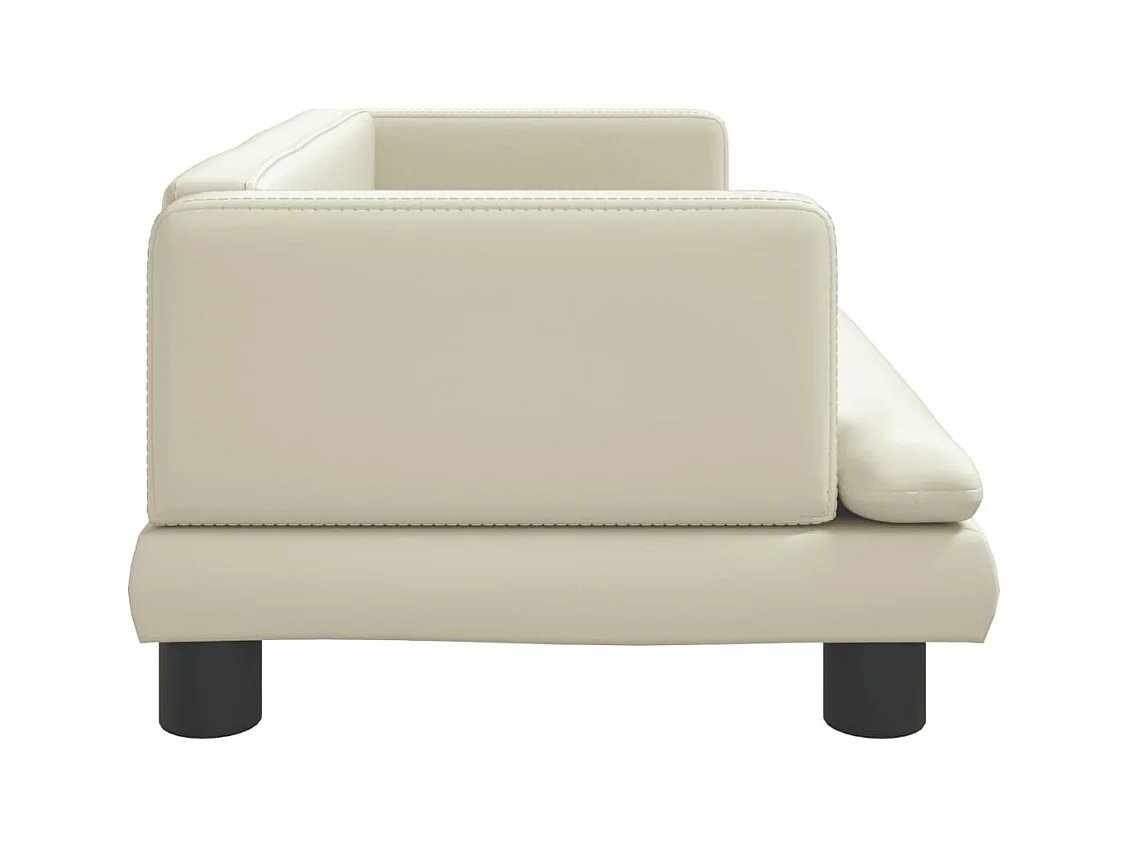 Asdee  Lit pour cen crème 80x45x30 cm similicuir