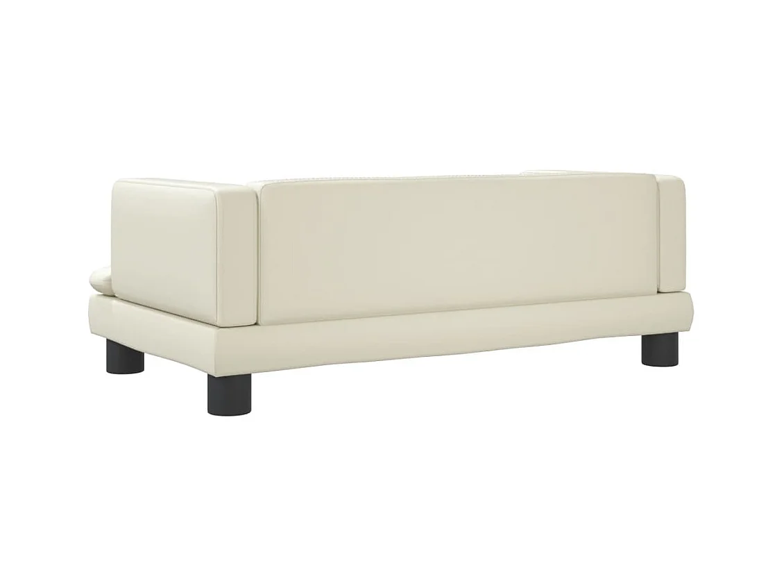 Asdee  Lit pour cen crème 80x45x30 cm similicuir