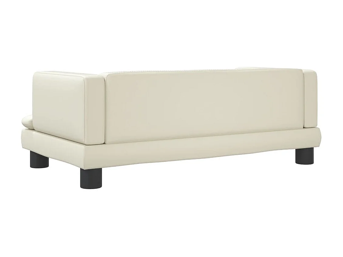 Asdee  Lit pour cen crème 80x45x30 cm similicuir