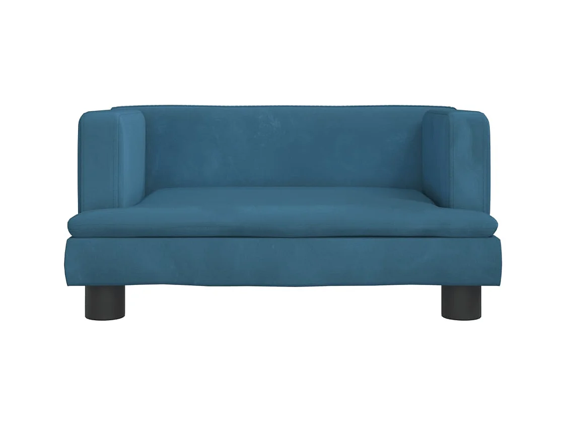 Asdee  Lit pour cen bleu 60x40x30 cm velours