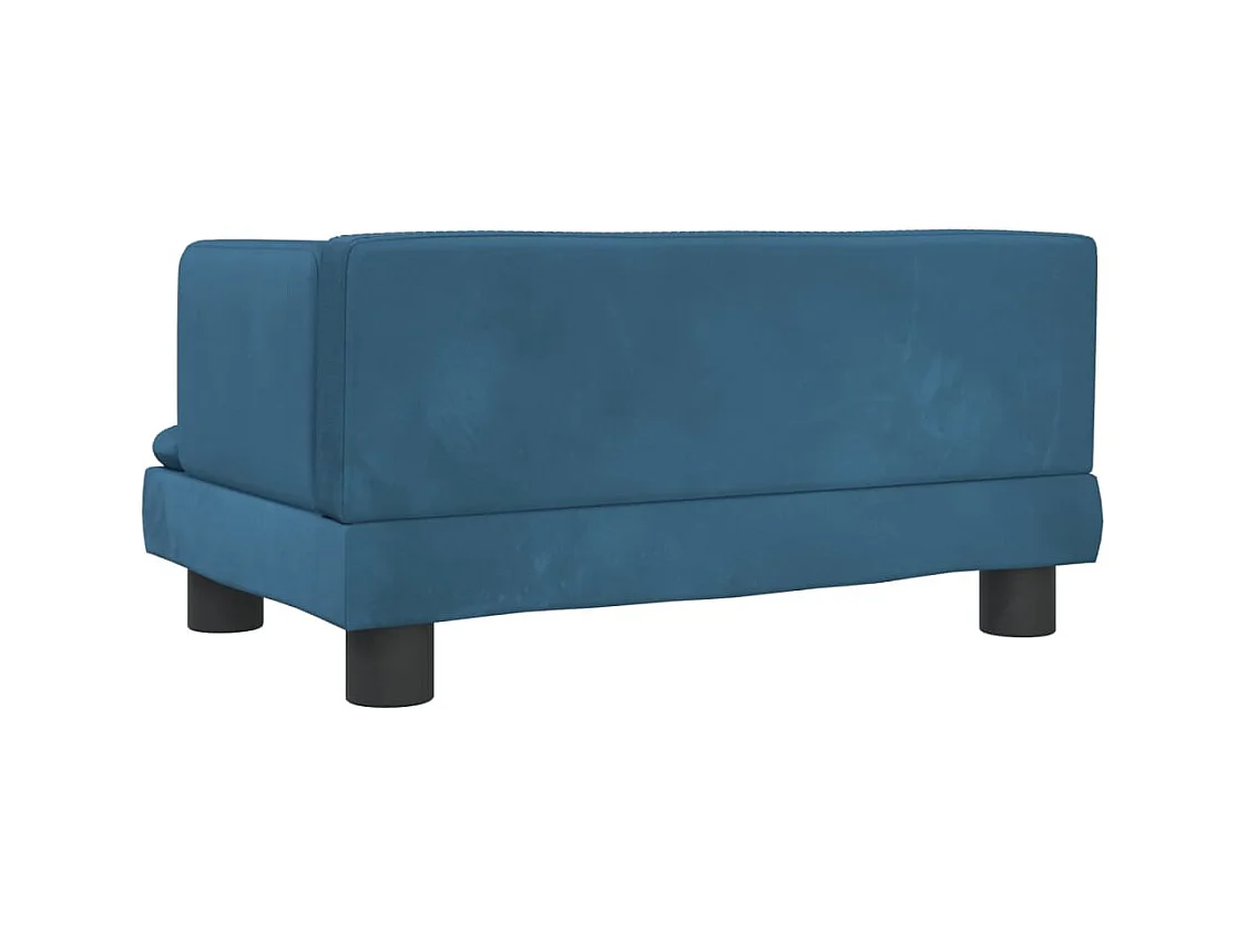 Asdee  Lit pour cen bleu 60x40x30 cm velours